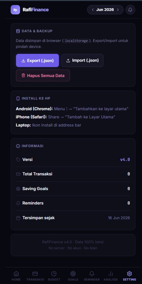 Settings and data export