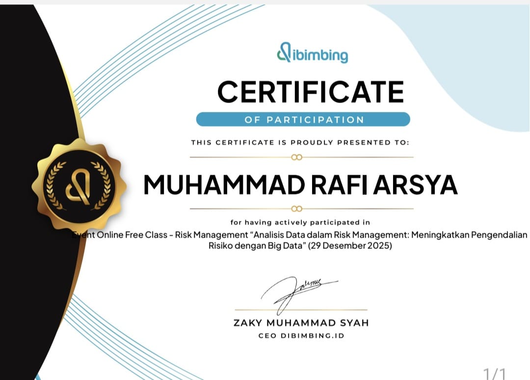 Risk Management - Dibimbing