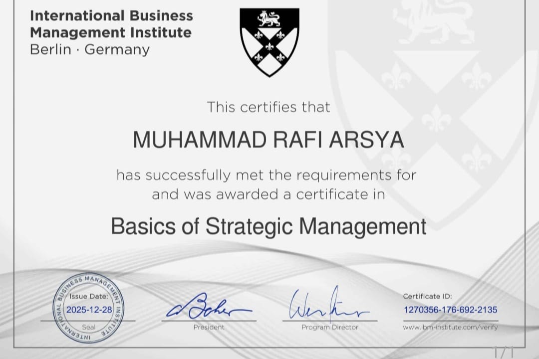 Basics of Strategic Management - IBMI