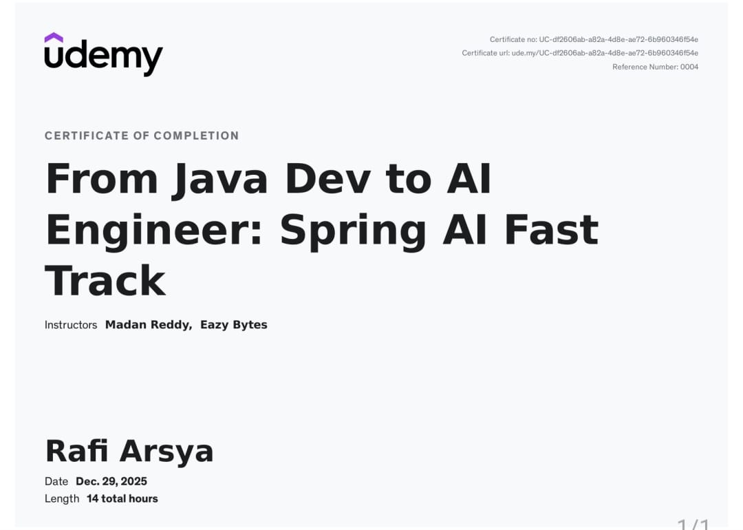 From Java Dev to AI Engineer: Spring AI Fast Track