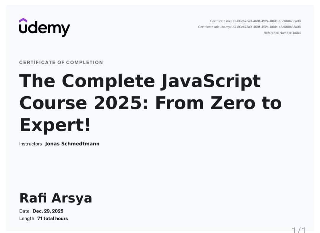 The Complete JavaScript Course 2025: From Zero to Expert!